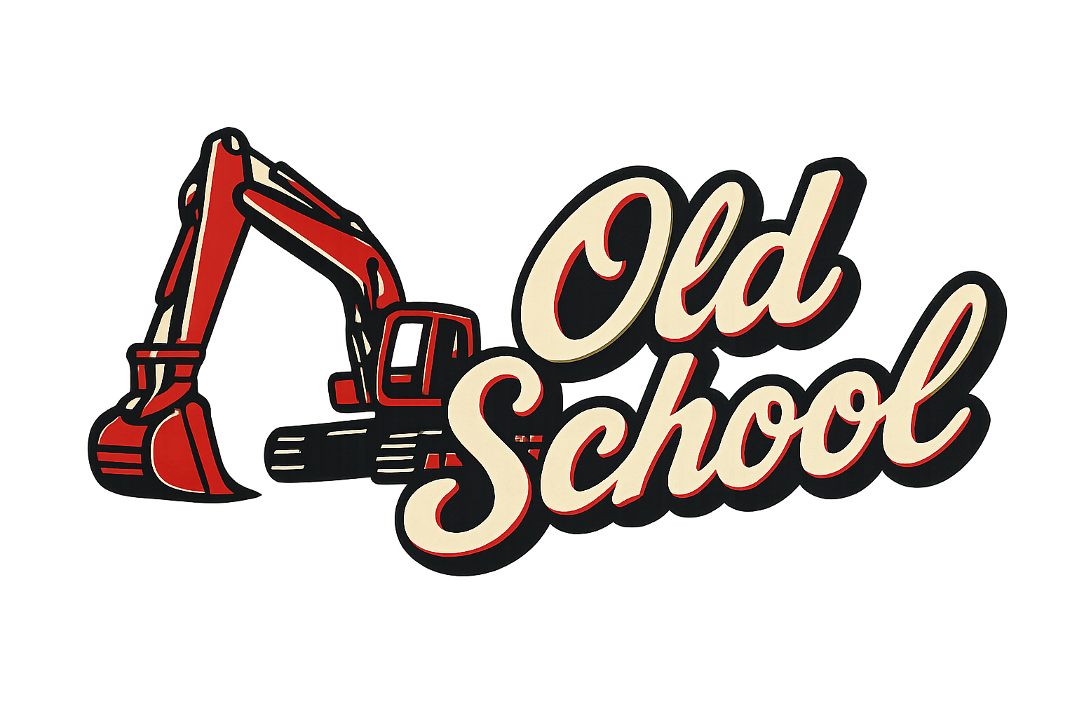 Old School Sales and Service Logo - Excavation and Grading Services